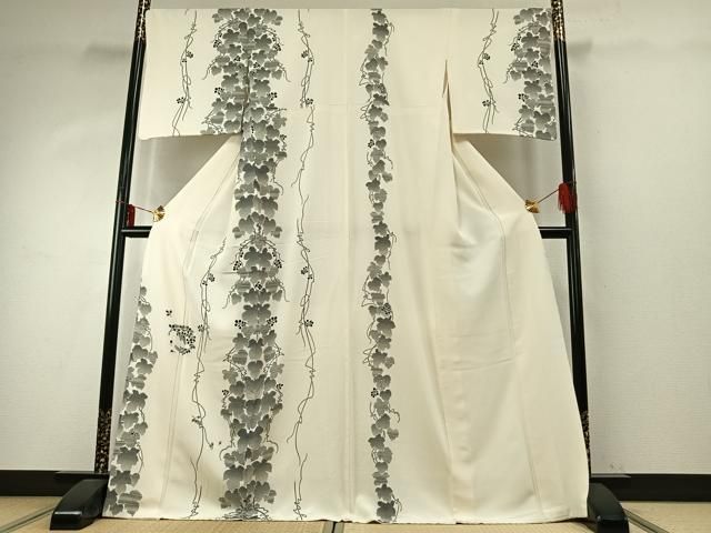 平和屋着物 訪問着 蔦の葉間道 金彩 ロング丈 正絹 fy