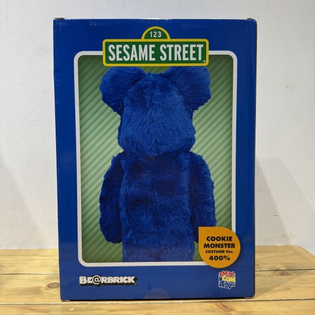 MEDICOM TOY BE BRICK 2021 COOKIE MONSTER COSTUME VER 400％ メディコムトイ ベアブリック セサミストリート クッキーモンスター フィギュア