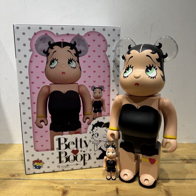 MEDICOM TOY BE BRICK 2021 BETTY BOOP BLACK -400％ メディコムトイ ベアブリック ベティーブープ フィギュア