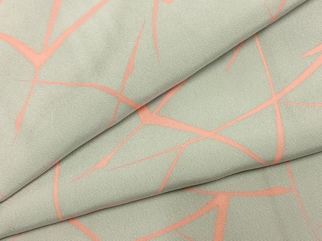 平和屋着物 上質な小紋 飛鳥文 正絹 fy