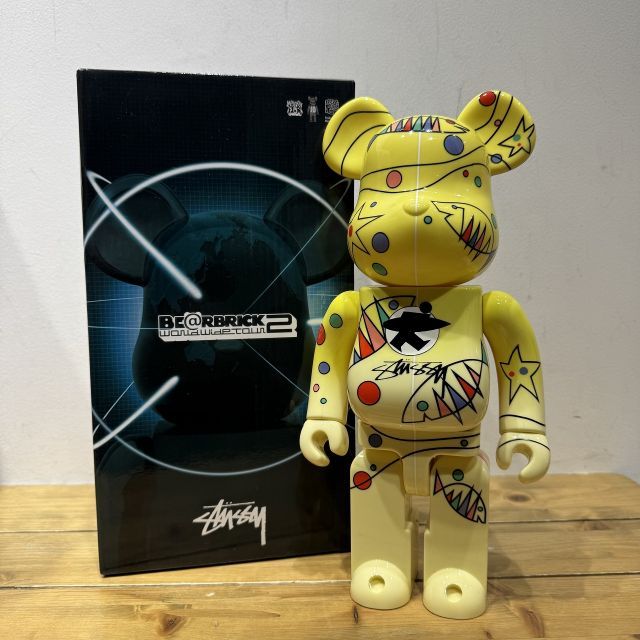 MEDICOM TOY BE BRICK 2011 No.000 STUSSY 400％ メディコムトイ ベアブリック ステューシー フィギュア