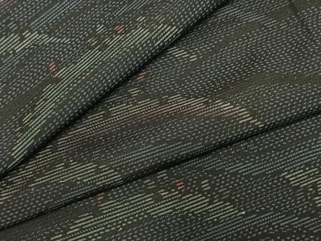 平和屋着物 本場大島紬 雪芝文 正絹 fy