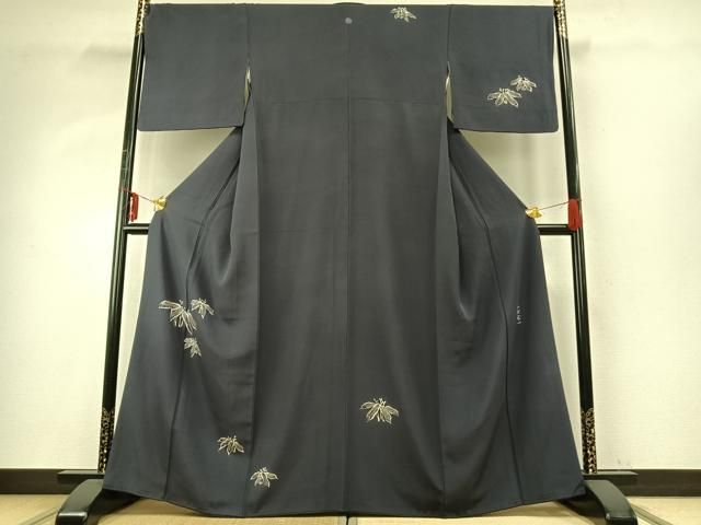 平和屋着物 二代栄一 訪問着 笹文 正絹 fy