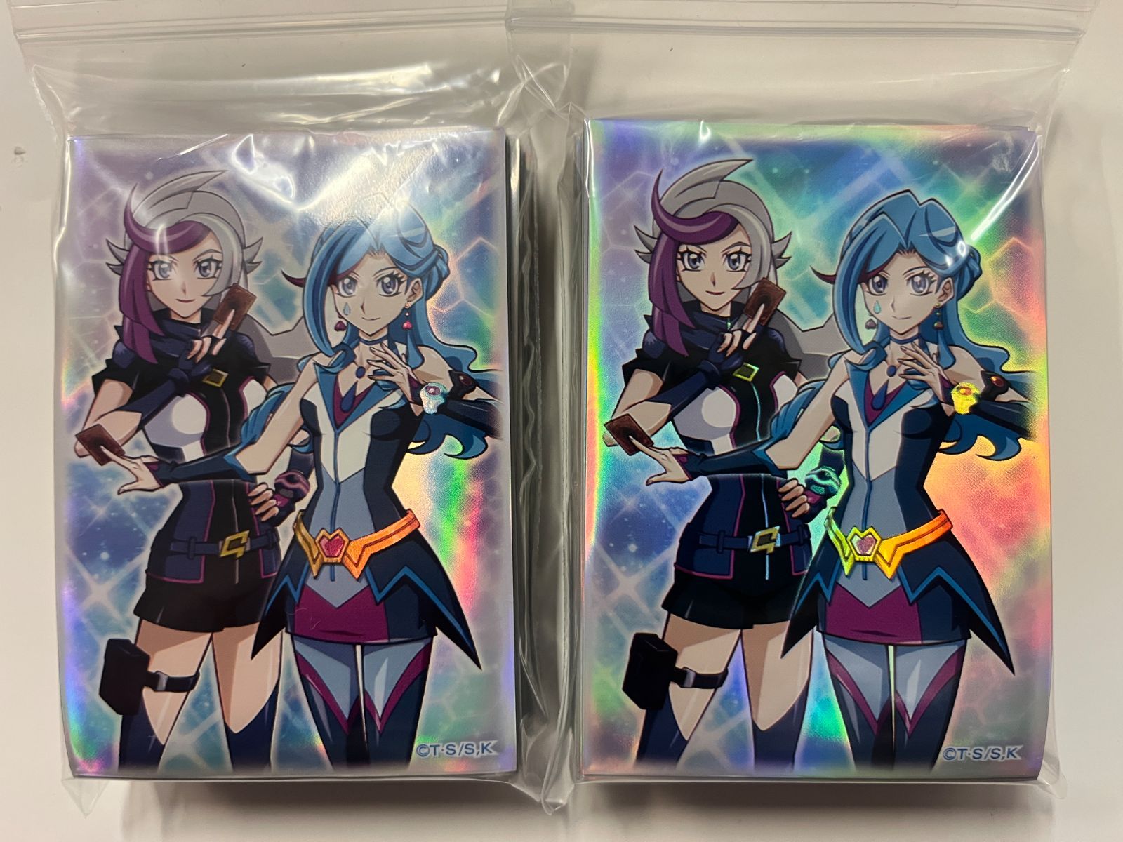 遊戯王　EATOS illust　スリーブ　ゴーストガール 遊戯王スリーブ】ゴーストガール ブルーエンジェル 2個セット 未使用