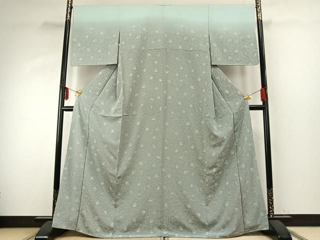 平和屋着物●染織作家　生沼忠　訪問着　花尽くし　暈し染め　正絹　逸品　未使用　AABD8685fy 平和屋着物○染織作家 生沼忠 訪問着 花尽くし 暈し染め 正絹 逸品 未