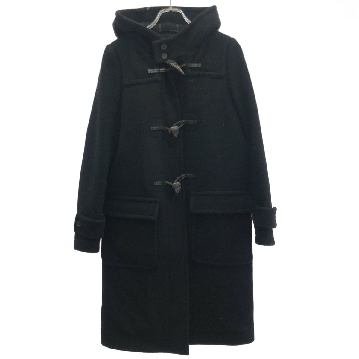 HYKE ハイク 16 AW ウールダッフルコート 162-17031 ブラック 3