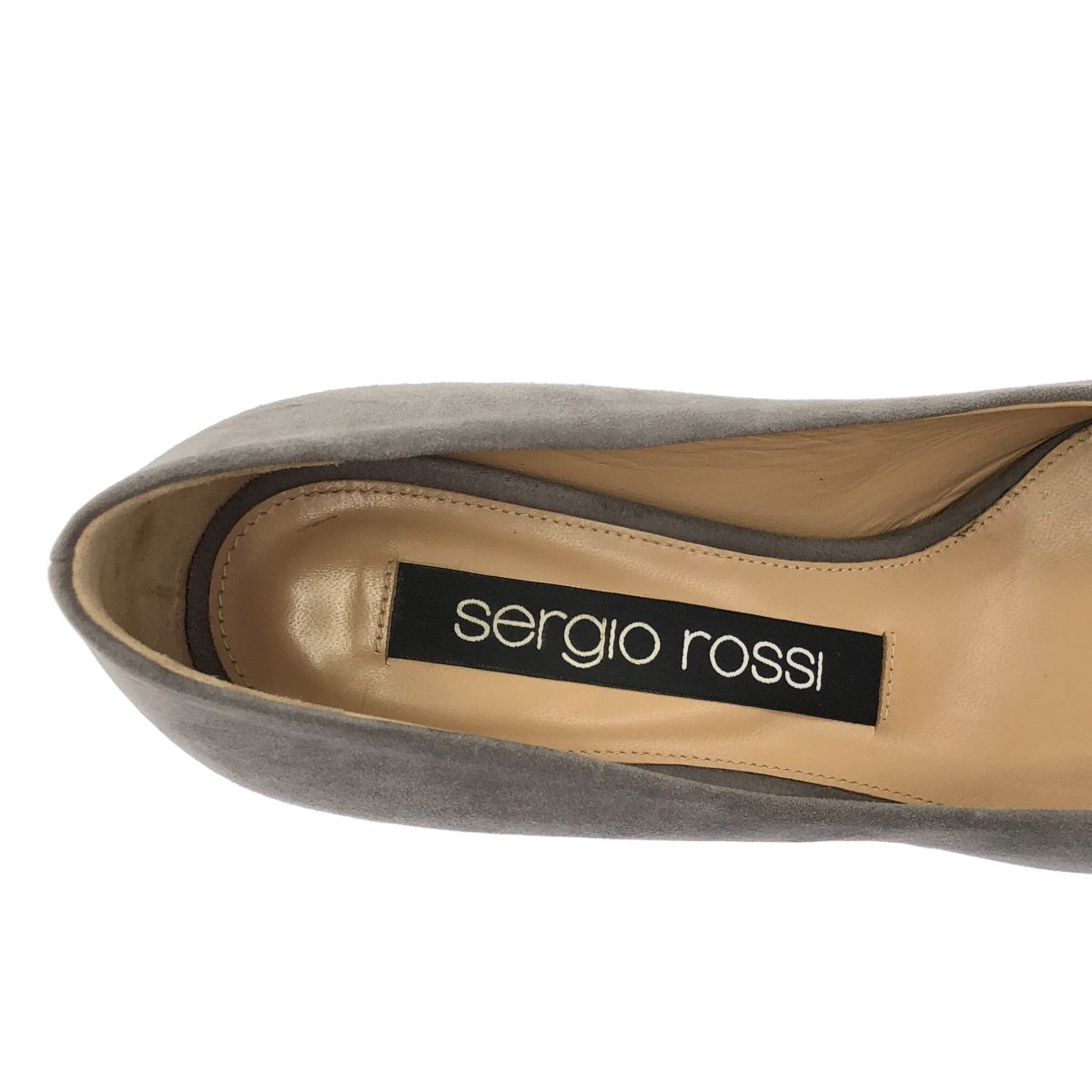 sergio rossi セルジオ ロッシ SR1 ポインテッドトゥメタルプレート