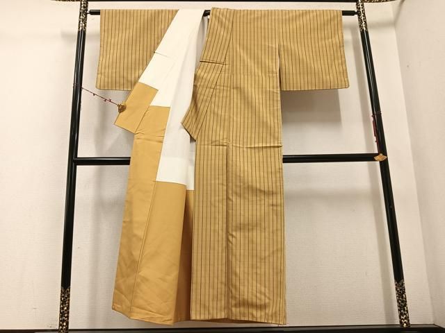 平和屋着物○上質な紬 格子 正絹 逸品 AABE0738ph - メルカリ