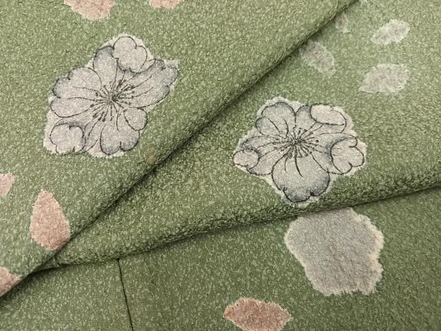 平和屋着物 上質な小紋 辻が花 正絹 ph