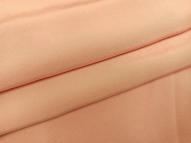 平和屋着物 上質な色無地 赤香色 正絹 ph