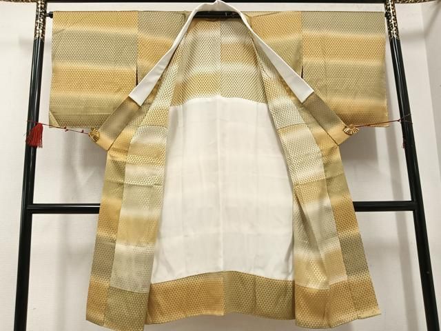 平和屋着物 長襦袢 無双仕立て 鱗地紋 暈し染め 正絹 ph