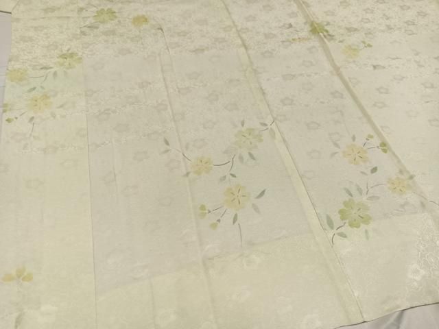 平和屋着物○長襦袢 無双仕立て 梅 桜 正絹 逸品 AABE0770ph