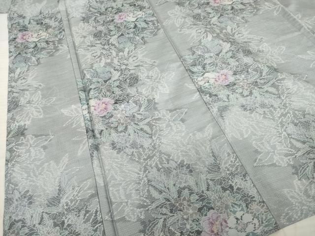  平和屋着物 都喜ヱ門 本場大島紬 一元7マルキ 総絣 草花文 藤絹織物謹製 正絹 ck 紬 着物