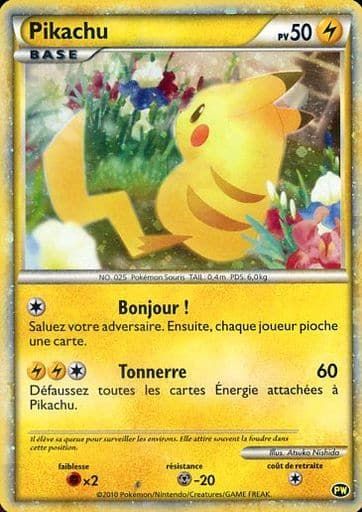 ピカチュウ(フランス語) [ピカチュウワールド] PW 傷有り ポケモン