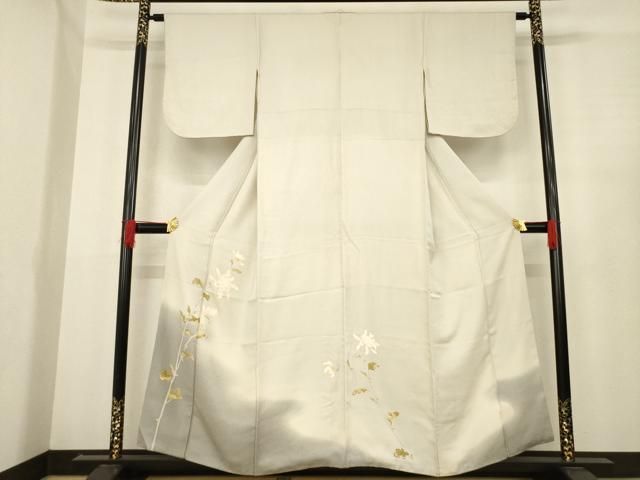 平和屋着物 訪問着 友禅 草花文 暈し染め 正絹 ck