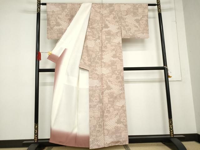 絞り 風景枝花文