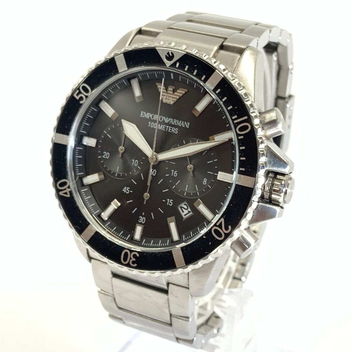 〇〇EMPORIO ARMANI エンポリオアルマーニ DIVER 100M アナログ