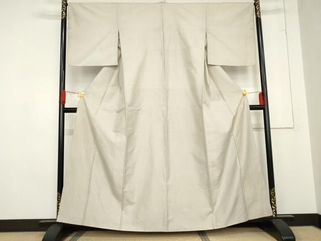 平和屋着物 本場大島紬 白大島 100亀甲 総詰め 胴抜き仕立て 正絹 cs