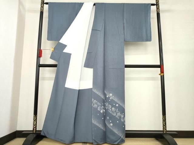 平和屋着物 訪問着 舞桜文 金彩 正絹 ck