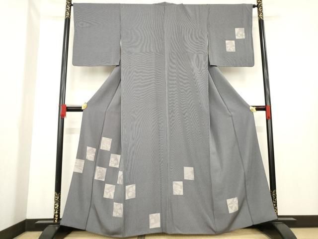 平和屋着物 訪問着 色紙花文 正絹 ck