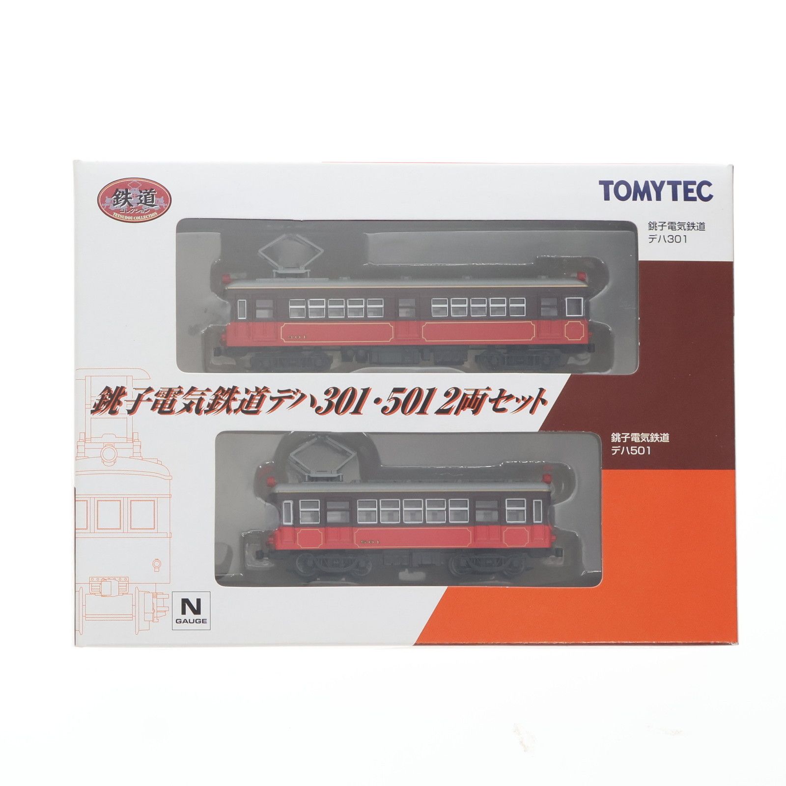 214229 鉄道コレクション(鉄コレ) 銚子電気鉄道 デハ301・501 2両