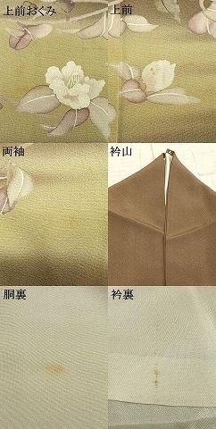枝花文 暈し染め