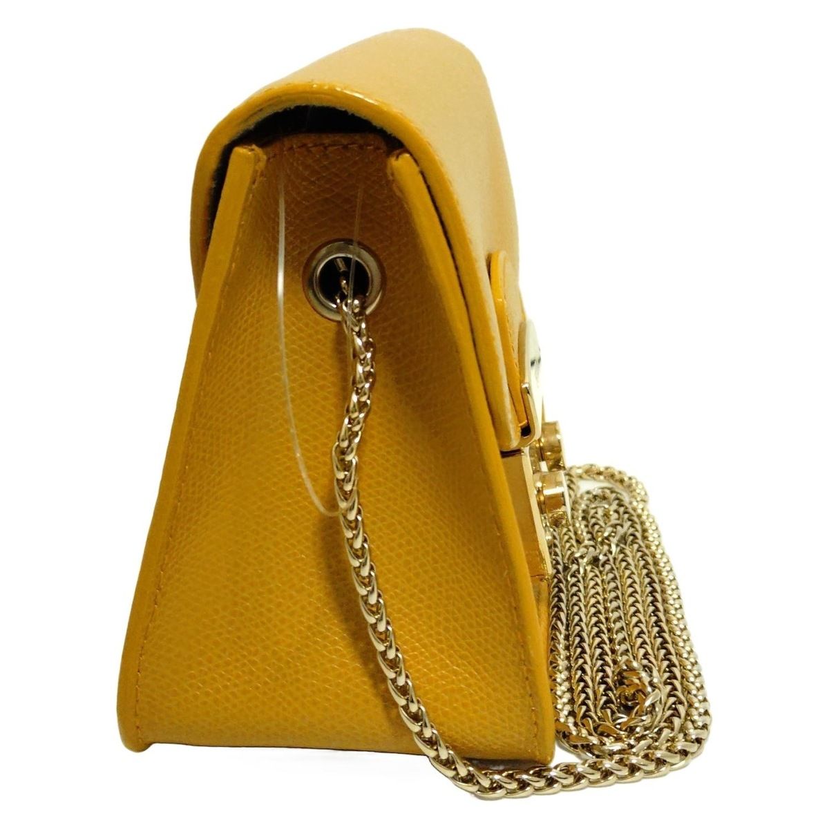 FURLA イエローチェーンショルダーバッグ 【公式通販】