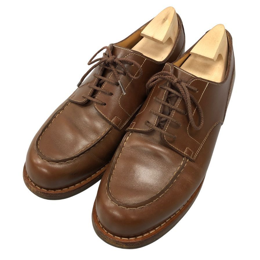 ジェイエムウエストン レザーシューズ Uチップ 641 ゴルフ カーフ タン