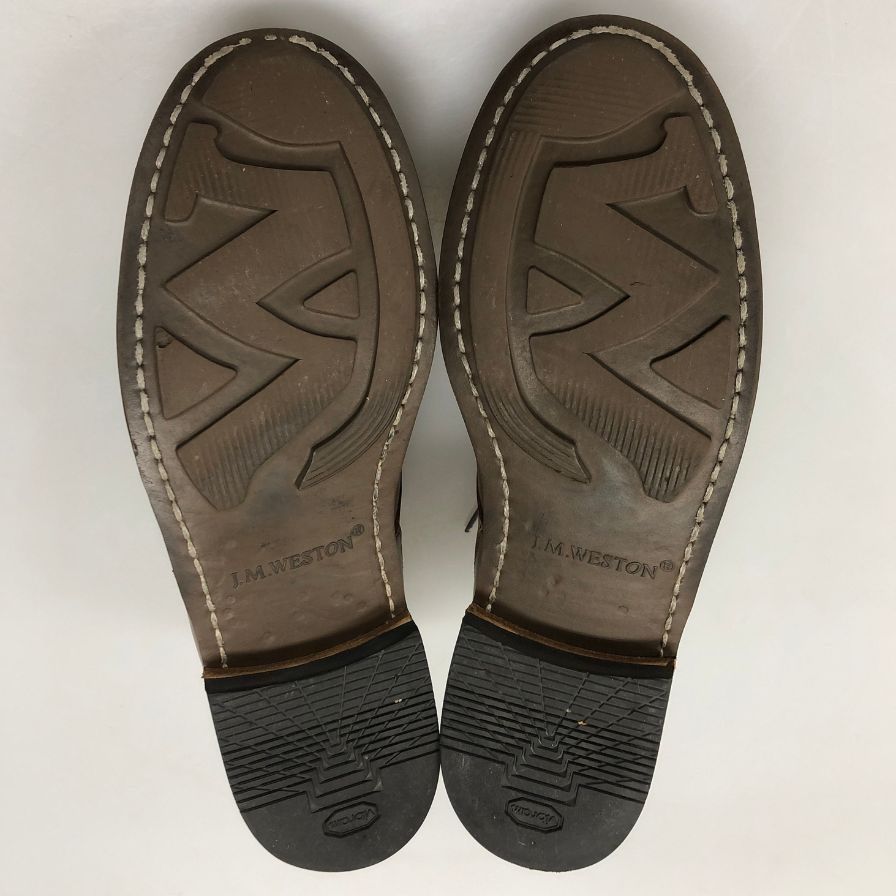  ジェイエムウエストン レザーシューズ Uチップ 641 ゴルフ カーフ タン ブラウン サイズUK 5 C J M Weston 約24 cm AFC 3 ドレス ビジネスシューズ ブーツ 革靴