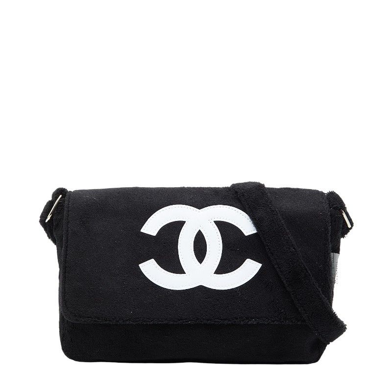 CHANEL Beauteノベルティバッグ シャネル ココマーク 斜め掛け ショルダーバッグ ノベルティ ブラック