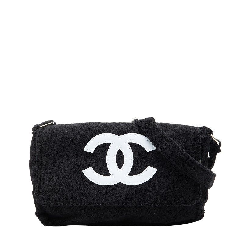 シャネル ココマーク 斜め掛け ショルダーバッグ ノベルティ ブラック