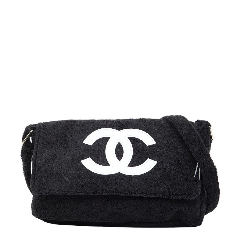 シャネル ココマーク 斜め掛け ショルダーバッグ ノベルティ ブラック