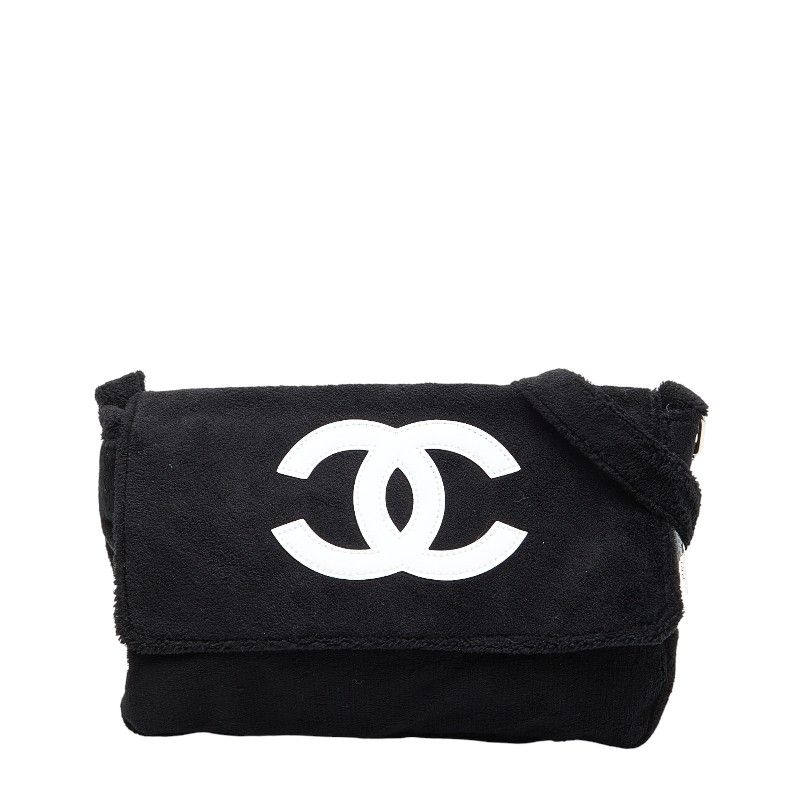 シャネル ココマーク ノベルティ 斜め掛け ショルダーバッグ ブラック