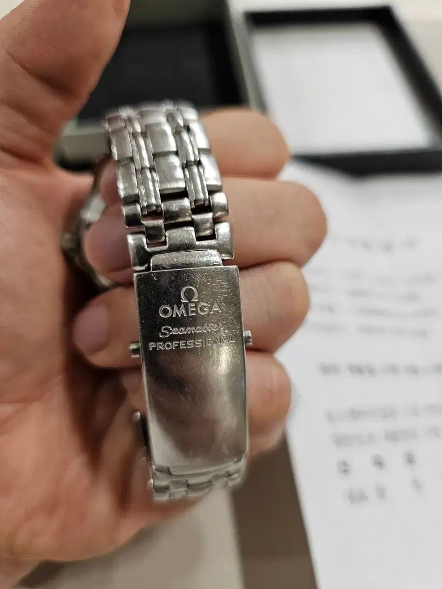  オメガ シーマスター300 1世代 オートマチック 柔らか素材 自動巻き時計 腕時計(アナログ)