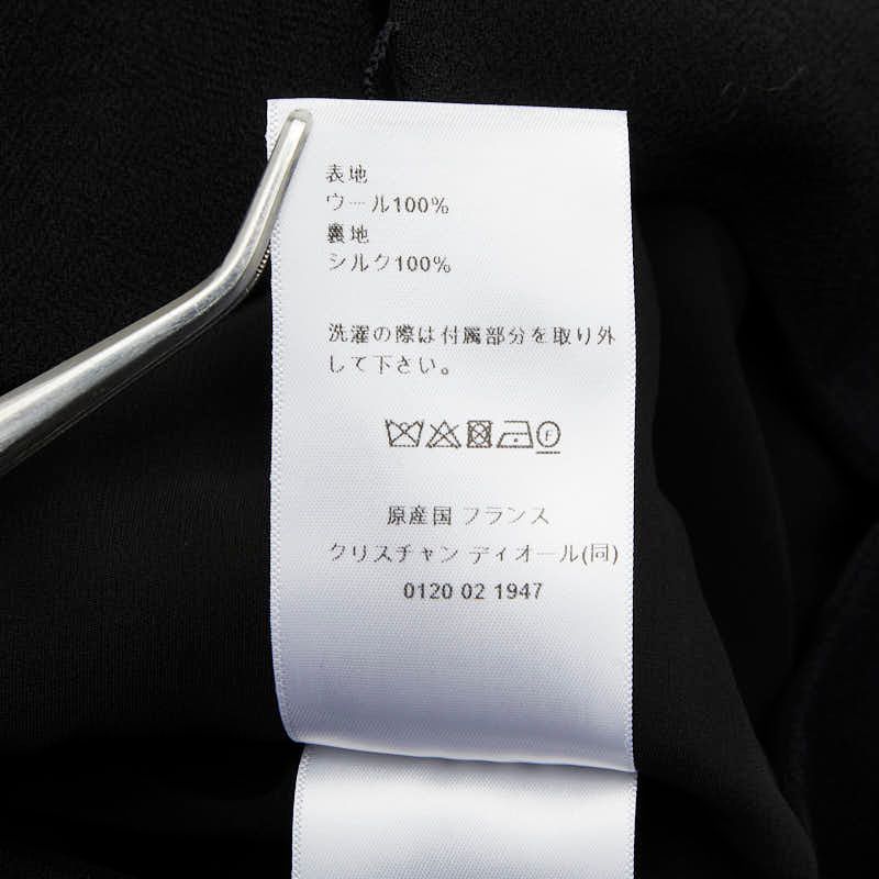  クリスチャンディオール ドルマンスリーブワンピース ドレス サイズ40 ブラック ウール シルク レディース Christian Dior 1 0245257 その他 その他