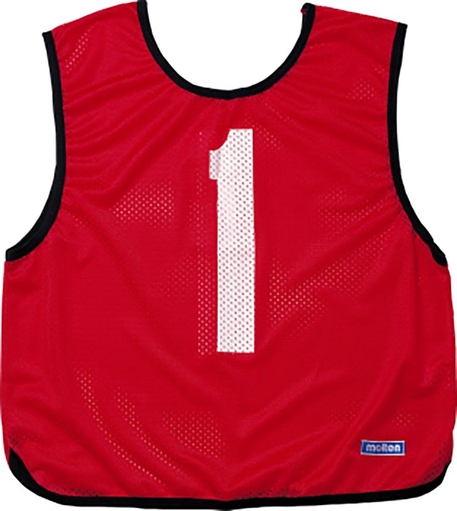 モルテン molten ゲームベスト赤 レッド ビブス リレー 陸上 クラス