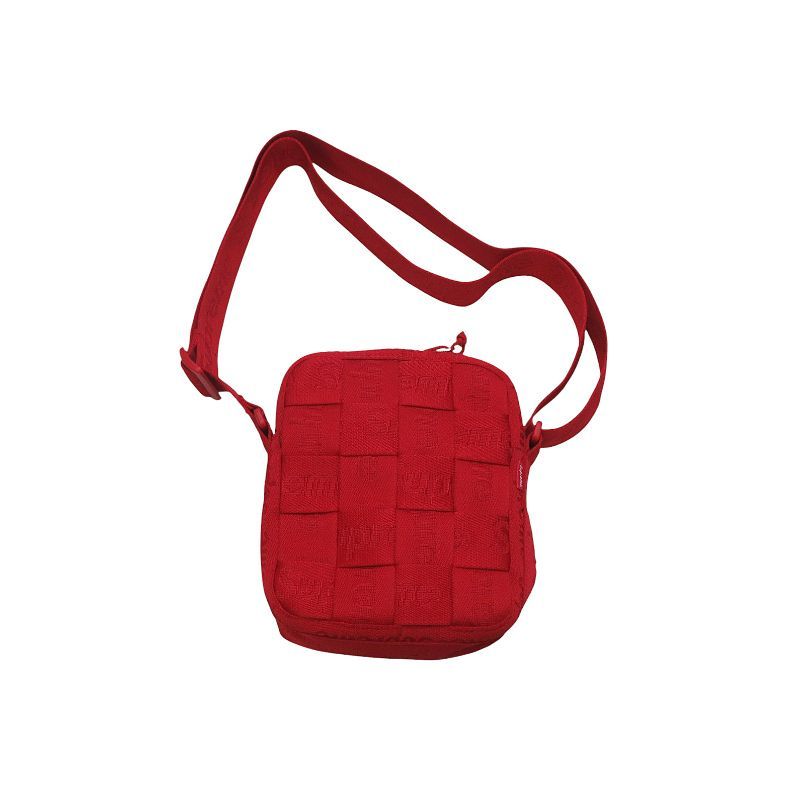 新品同様 SUPREME シュプリーム 23SS WOVEN SHOULDER BAG ウーブン