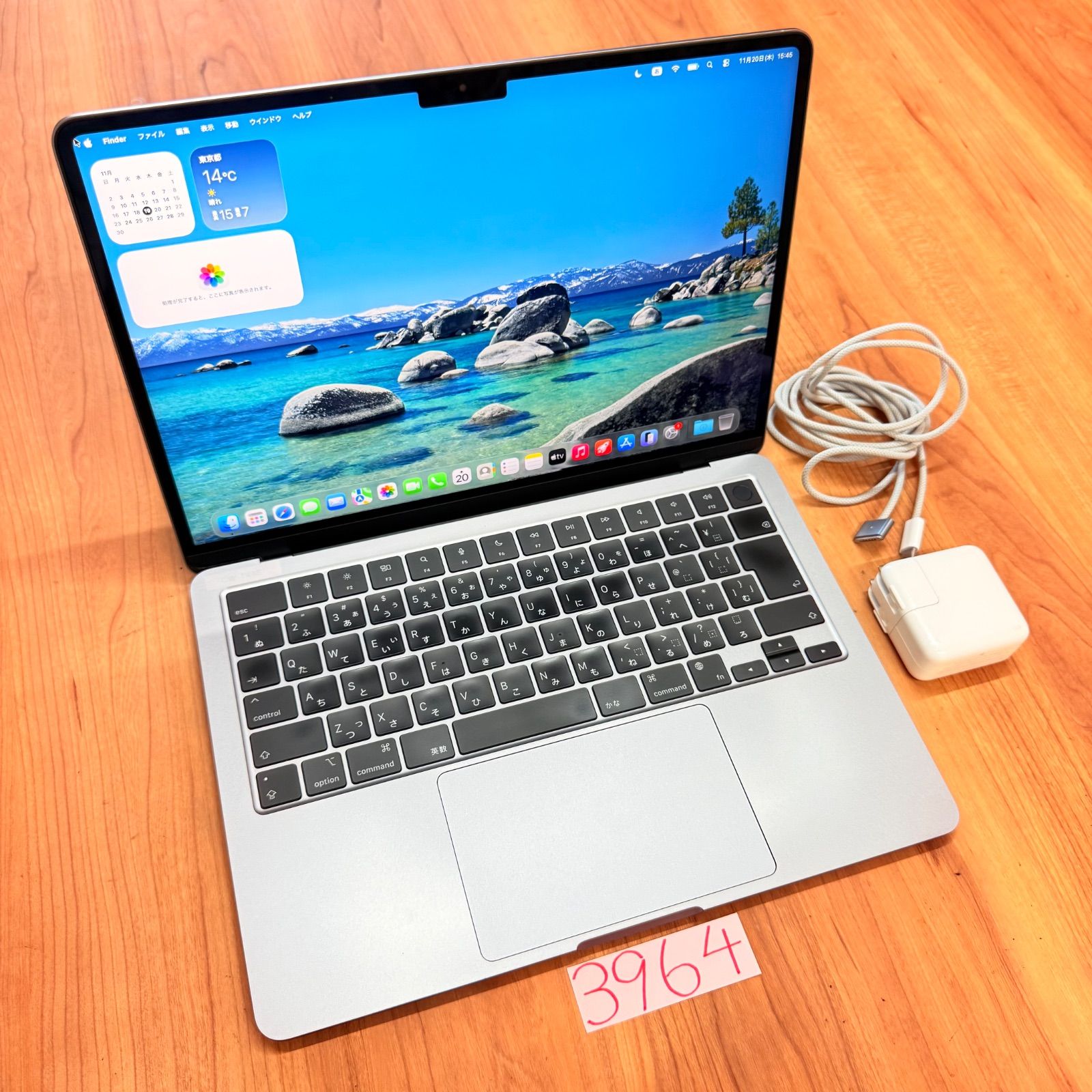 動作確認済み】 MacBook air 13インチ 2022 アップル Apple M2 16GB