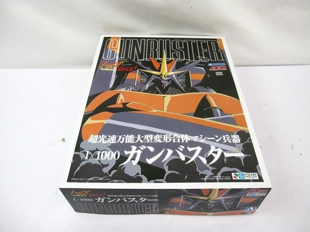 未組立 プラモデル アオシマ ACKS 1 1000 トップをねらえ! Gun Buster ガンバスター