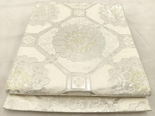 平和屋着物◎六通柄袋帯 蜀江花文 金銀糸 正絹 逸品 BAAV6774yc - メルカリ