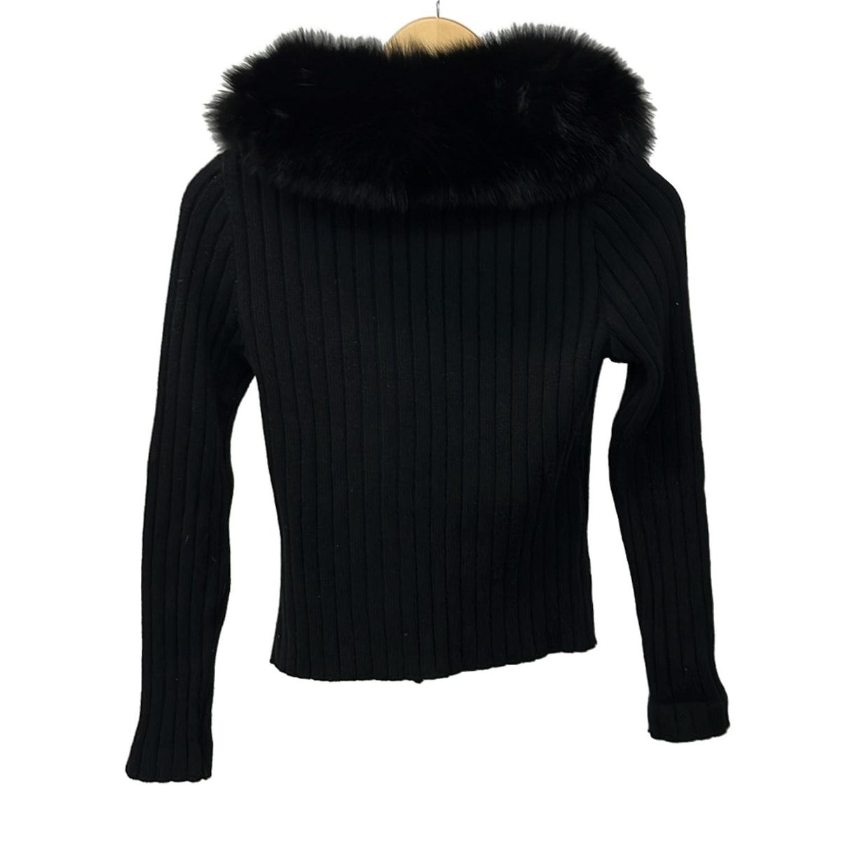 Rene(ルネ) ブルゾン サイズ36 S レディース美品 - 黒 長袖/ニット