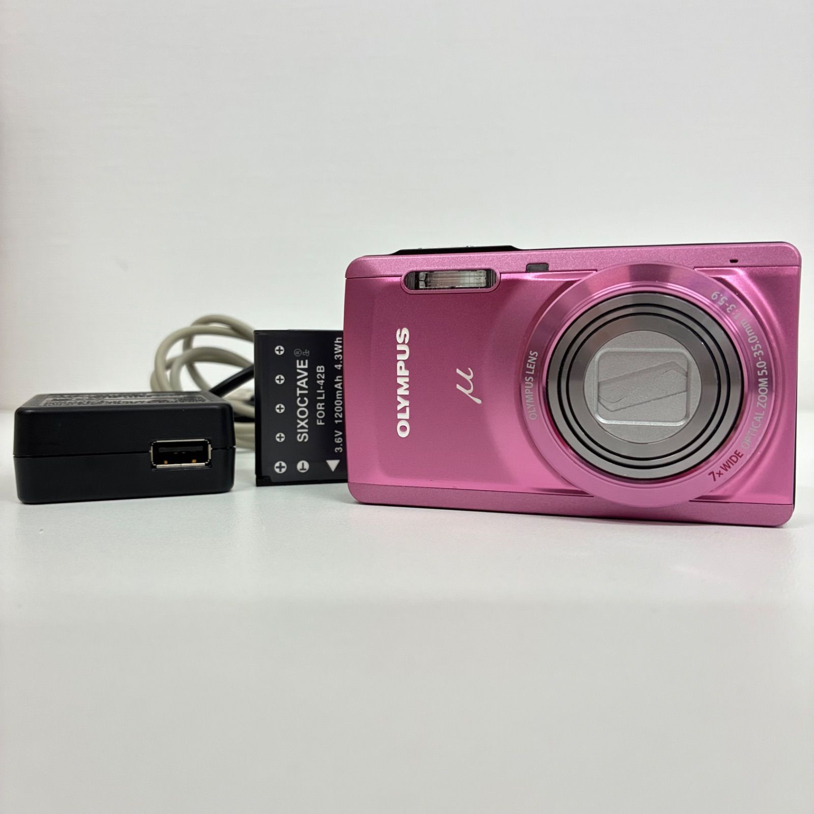 美品 OLYMPUS μ-7050 オリンパス ミューシリーズ コンパクトデジタル