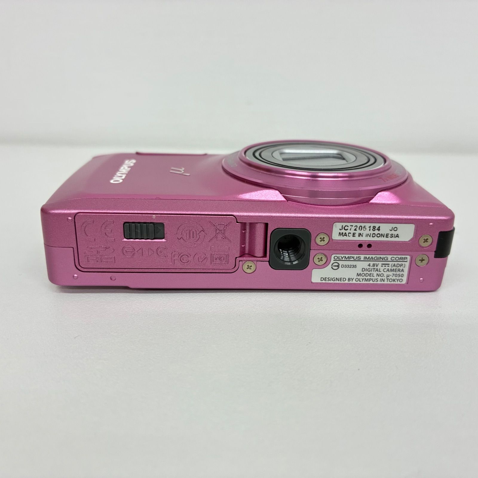 【OLYMPUS】μ-7050 コンパクト デジカメ/ピンク 動作確認済 美品 OLYMPUS μ-7050 オリンパス ミューシリーズ コンパクトデジタル