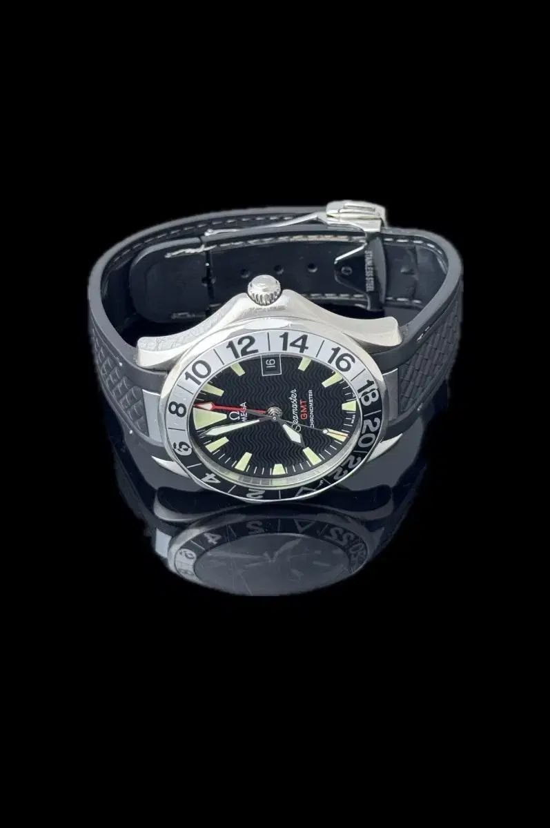  オメガ シーマスター プロフェッショナル GMT アウトドア風 自動巻き時計 腕時計(アナログ)