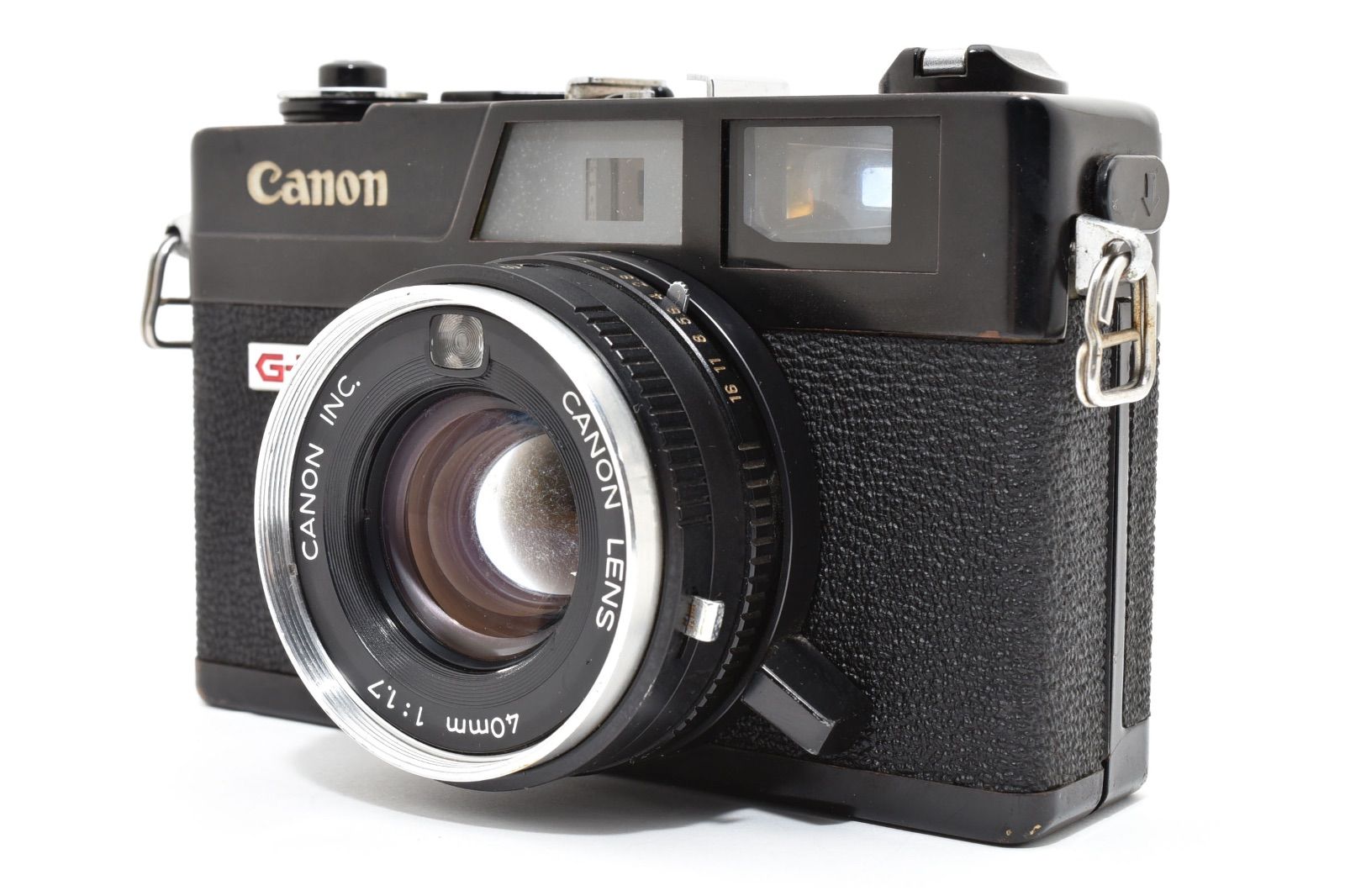 シャッター 露出計OK!! Canon キャノン Canonet QL 17 G-III G 3 ブラックペイント 40 mm F 1.7 レンジファインダー コンパクトフィルムカメラ ＃3467