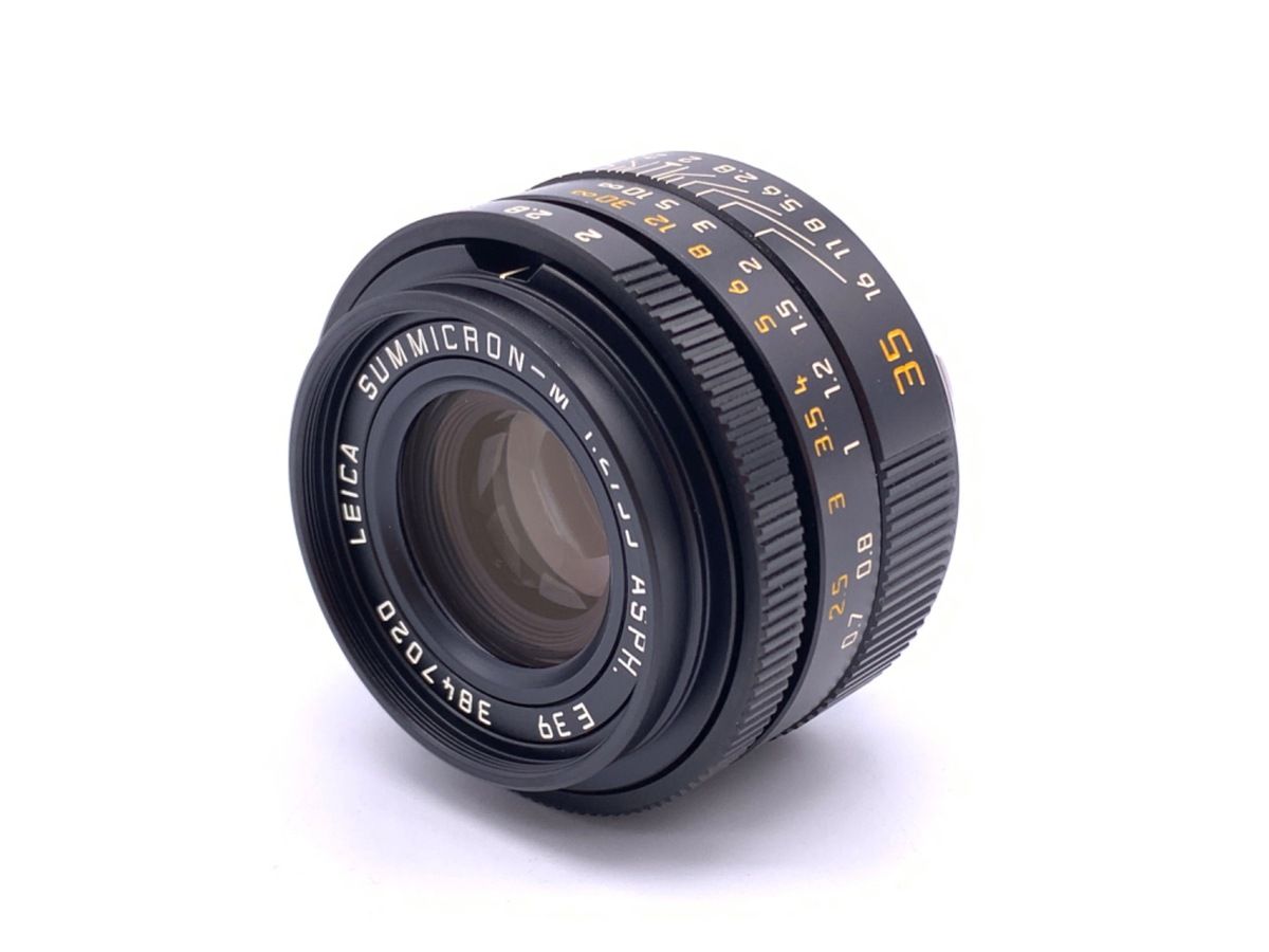  並品 ライカ M 35 mm F 2 ASPH ブラック レンズ(単焦点) カメラ