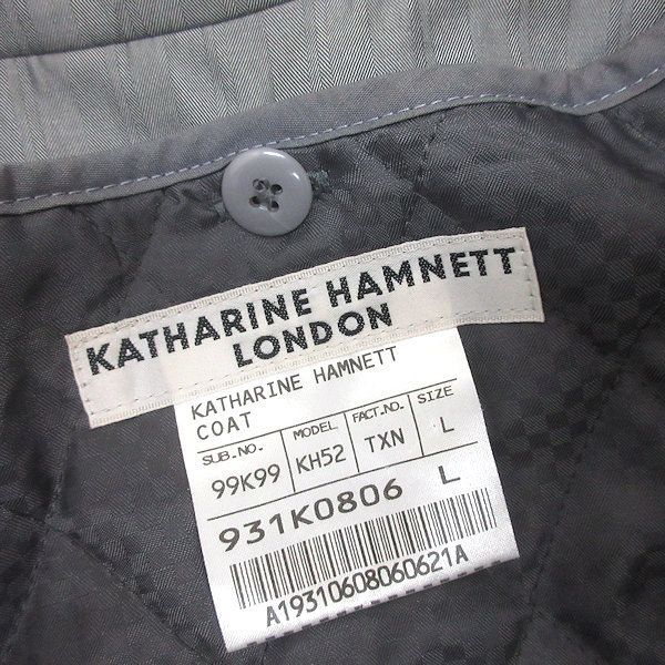 H□キャサリンハムネット/KATHARINE HAMNETT ライナー付き トレンチ