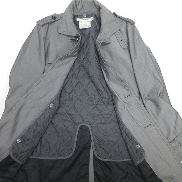 H□キャサリンハムネット/KATHARINE HAMNETT ライナー付き トレンチ