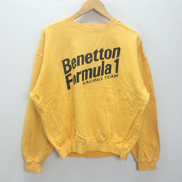 BENETTON Formula1 トレーナー Q□90'sレトロ□ベネトン/BENETTON FORMULA 1 F1スウェットシャツ