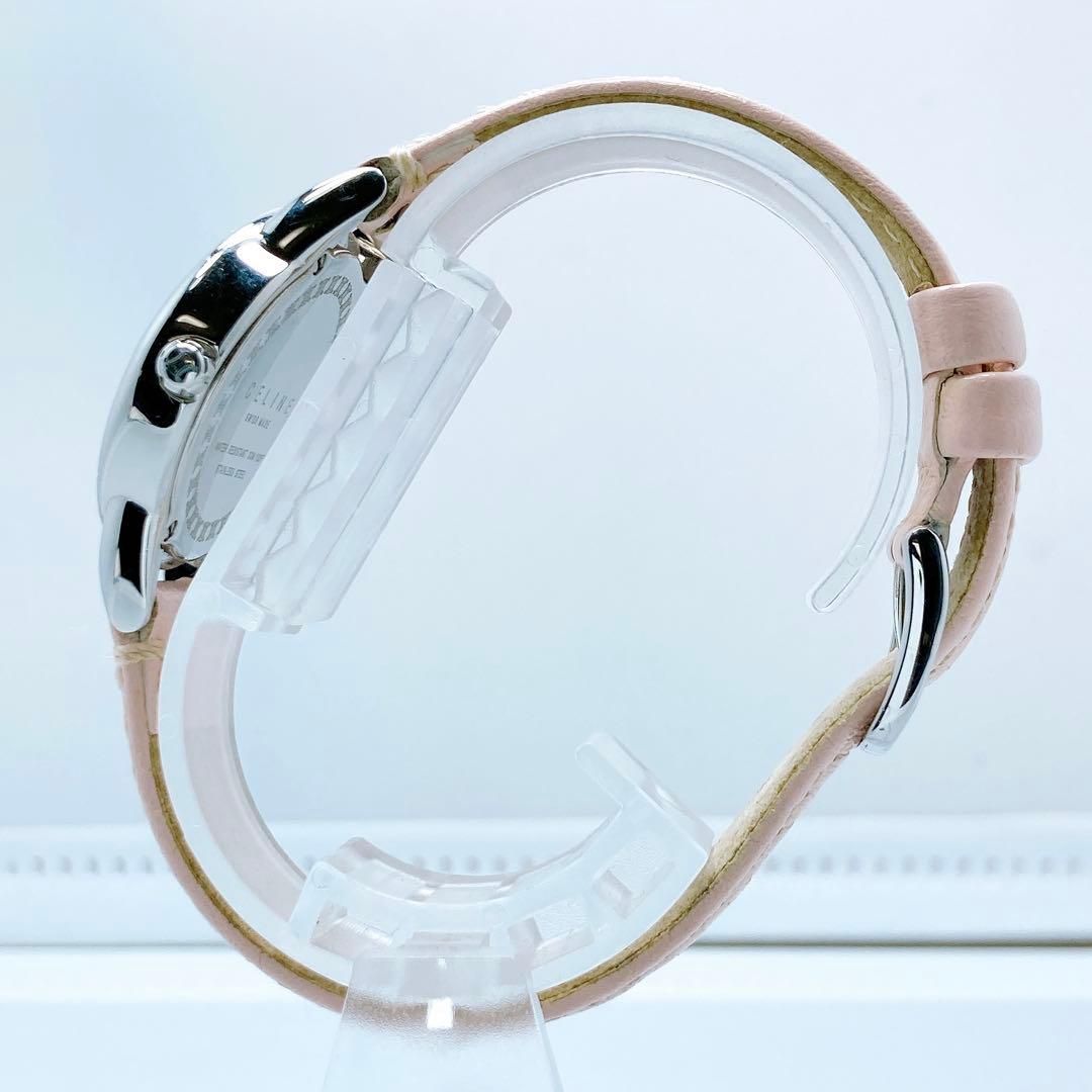 【99fujikoさん専用】CELINE トリオンフ マカダム レディース腕時計 592 セリーヌ トリオンフ ラウンド マカダム ピンク 腕時計 希少